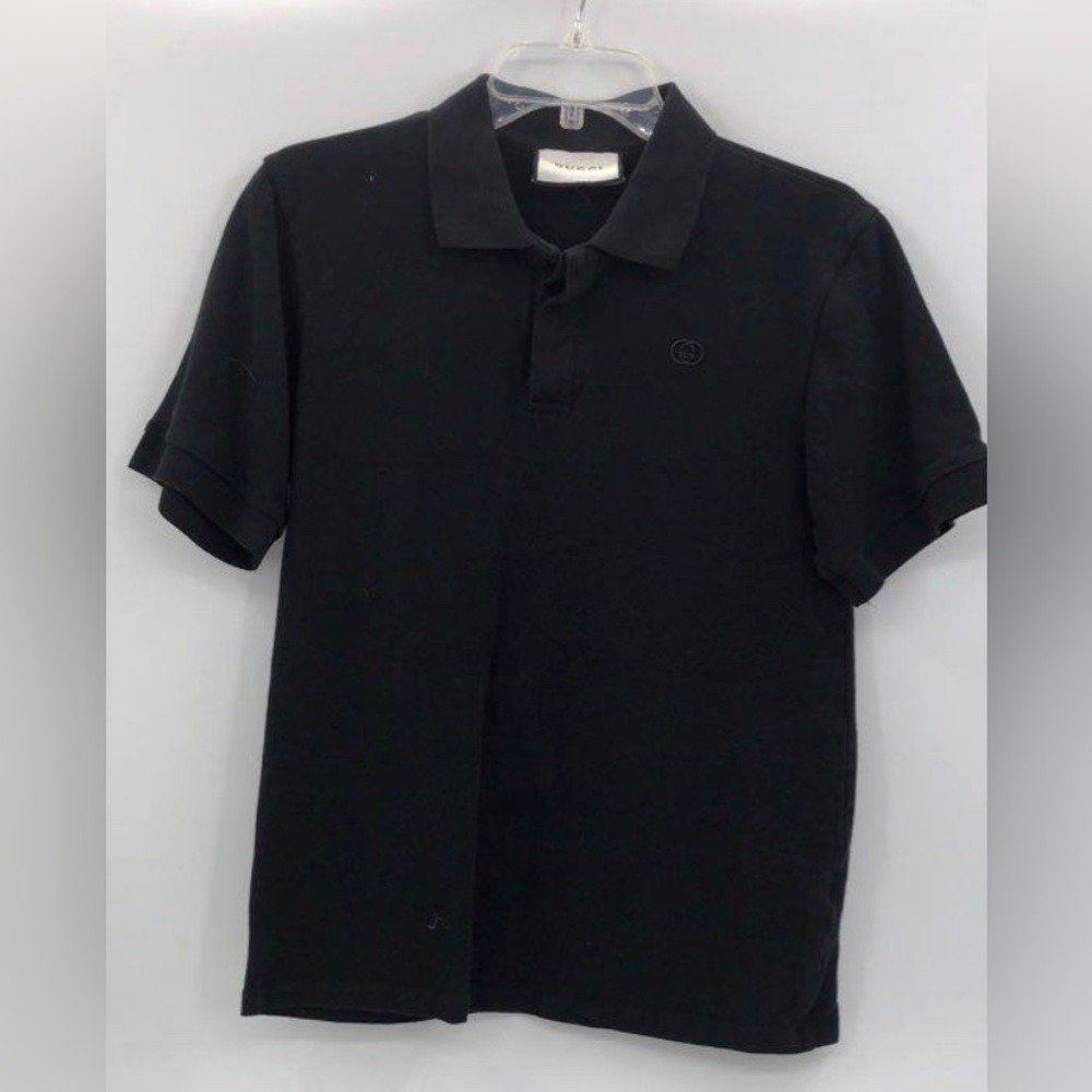 Men's Black Polo Shirt - Classic Short Sleeve